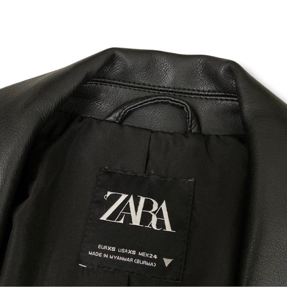 ZARA Faux Leather Jacket - Picture 3 of 3
